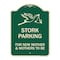 Signmission Stork Parking for New Mothers and Mothers to Heavy-Gauge Aluminum Sign, 24" x 18", G-1824-22836 A-DES-G-1824-22836 - alternate 1